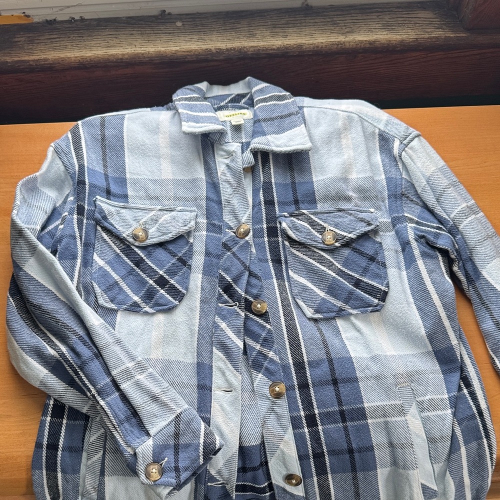 Aerie Offline plaid shacket
